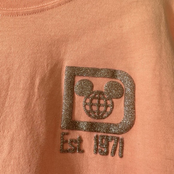 Disney Parks Walt Disney World Rose Gold Spirit Jersey Long Sleeve NEW Size XL - Picture 8 of 12